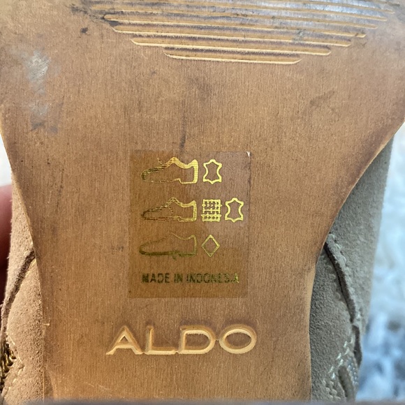 Size 8.5 Aldo Fringe Block Heeled Bootie - Picture 8 of 12